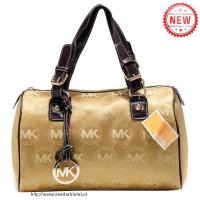 michael kors logo monogram medium khaki boekentassen Outlet Den Haag 7u2iw823